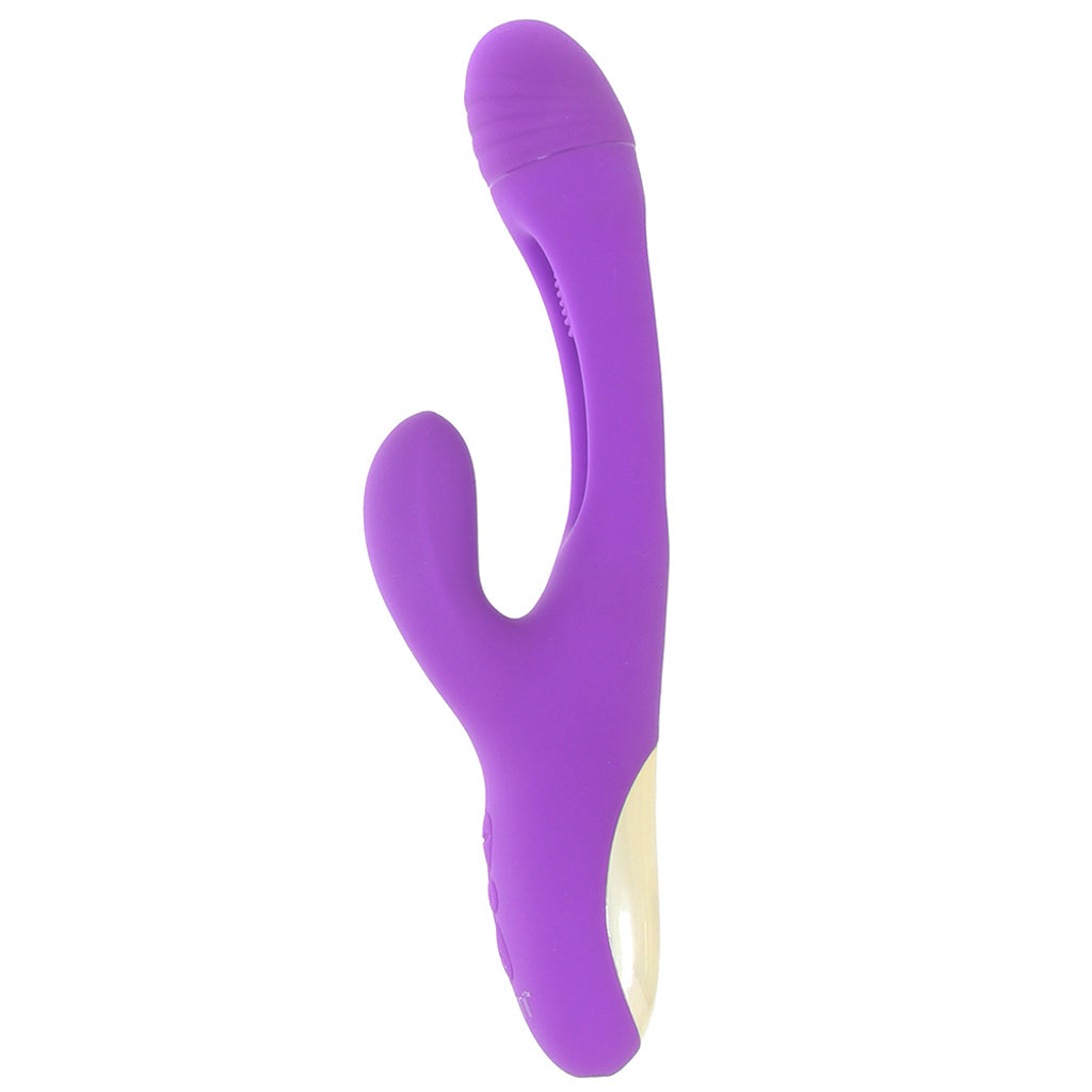 inmi Tri-Flick Flicking Rabbit Vibe - Tophatter's Vibrator Deals Online Vibrators > Rabbit Vibrators - Tophatter Daily Deals