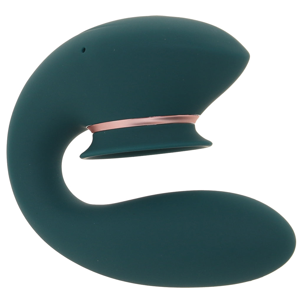 Twitch 3 Innovation G-Spot and Suction Vibe in Green Vibrators > G-Spot Vibrators - Tophatter Daily Deals