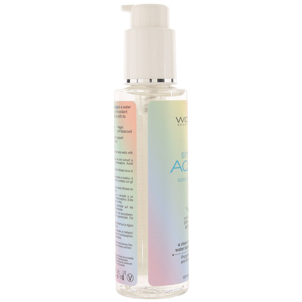 Simply Aqua Special Edition Lube 4oz/120ml Lubes and Lotions > Water Based Sex Lubes - Tophatter Daily Deals