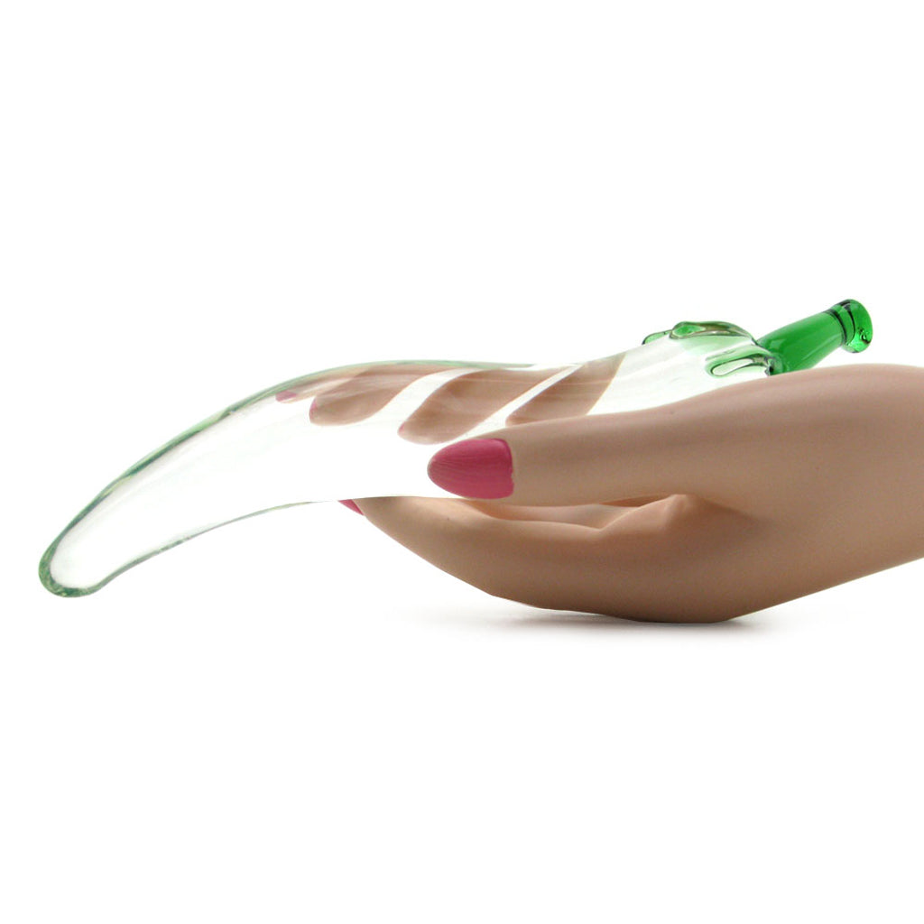 gläs Naturals Chili Pepper Glass Dildo - Tophatter's Adult Products Dildo Sex Toys > Pyrex Glass Dildos - Tophatter Daily Deals