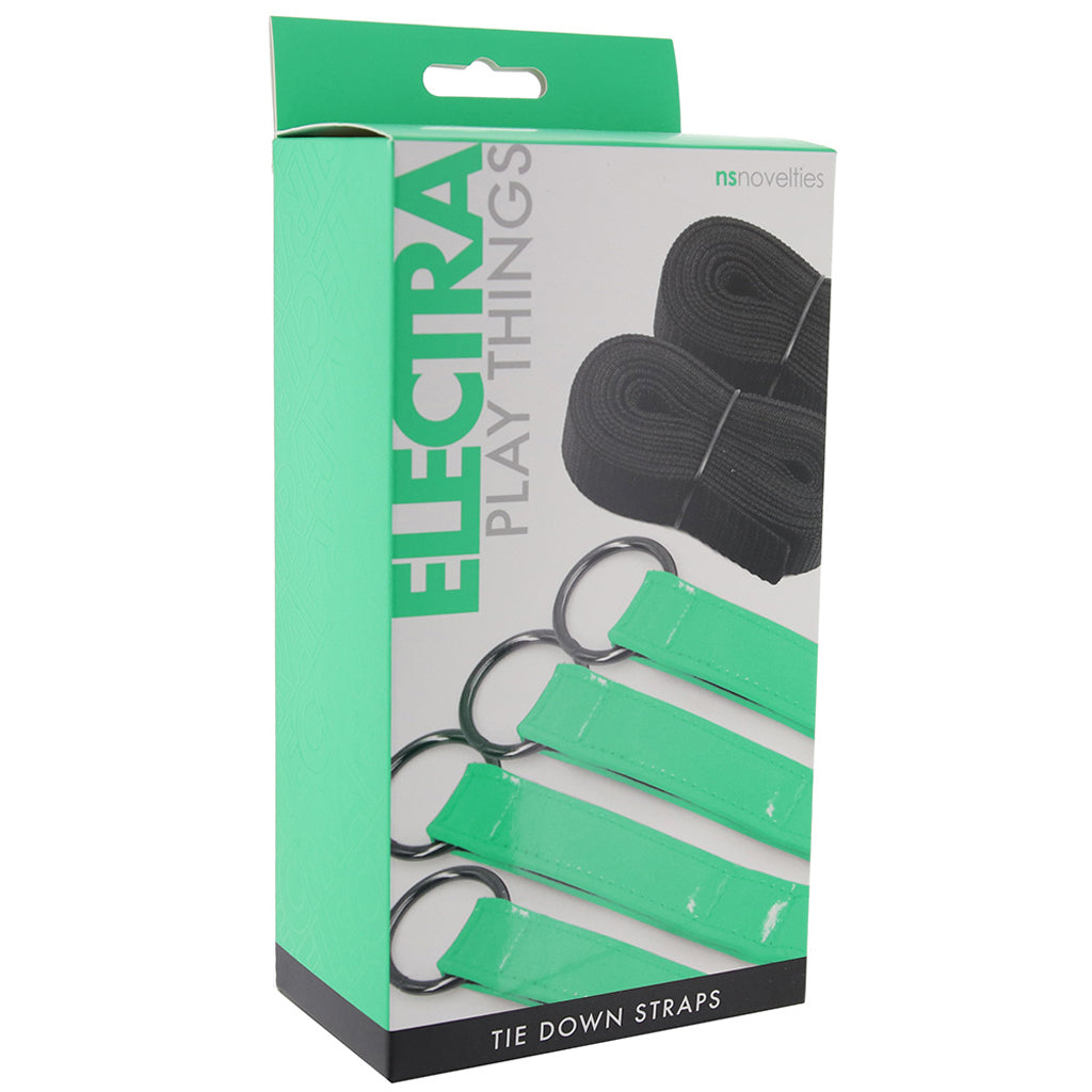 Electra Play Things Bed Restraint Straps in Neon Green - Tophatter's Adult Sex Toys Online Bondage and Fetish > Restraints - Tophatter Daily Deals