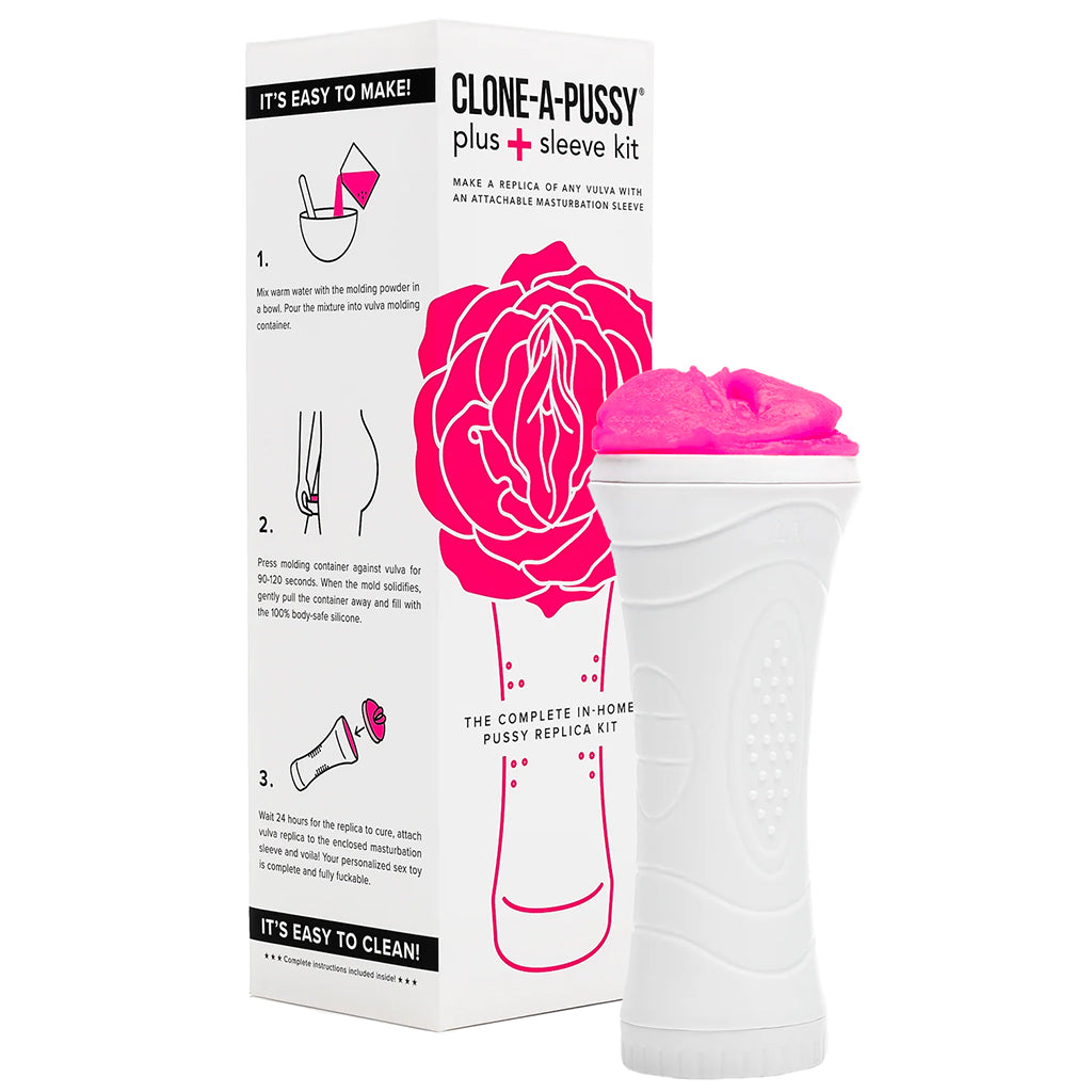 Clone-A-Pussy Plus Masturbator Sleeve Kit in Hot Pink Male Masturbators > Self-Contained Strokers - Tophatter Daily Deals