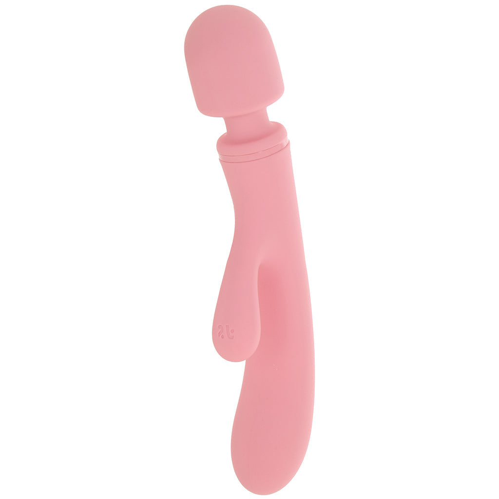 Satisfyer Triple Lover Rabbit Wand Hybrid Vibe in Pink Vibrators > Rabbit Vibrators - Tophatter Daily Deals