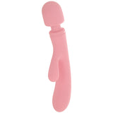 Satisfyer Triple Lover Rabbit Wand Hybrid Vibe in Pink Vibrators > Rabbit Vibrators - Tophatter Daily Deals