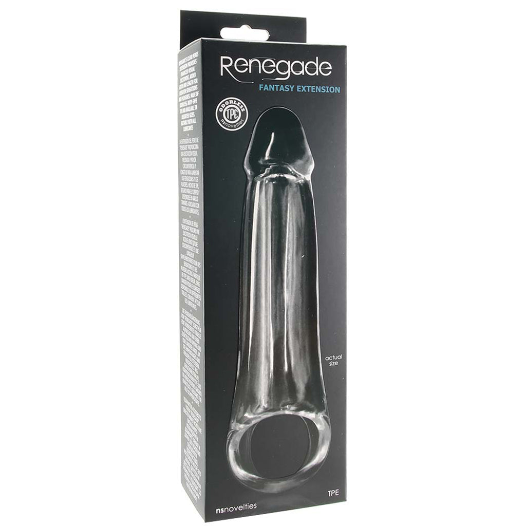 Renegade Medium Fantasy Extension in Clear - Tophatter's Adult Products Male Enhancement > Extenders and Sleeves - Tophatter Daily Deals