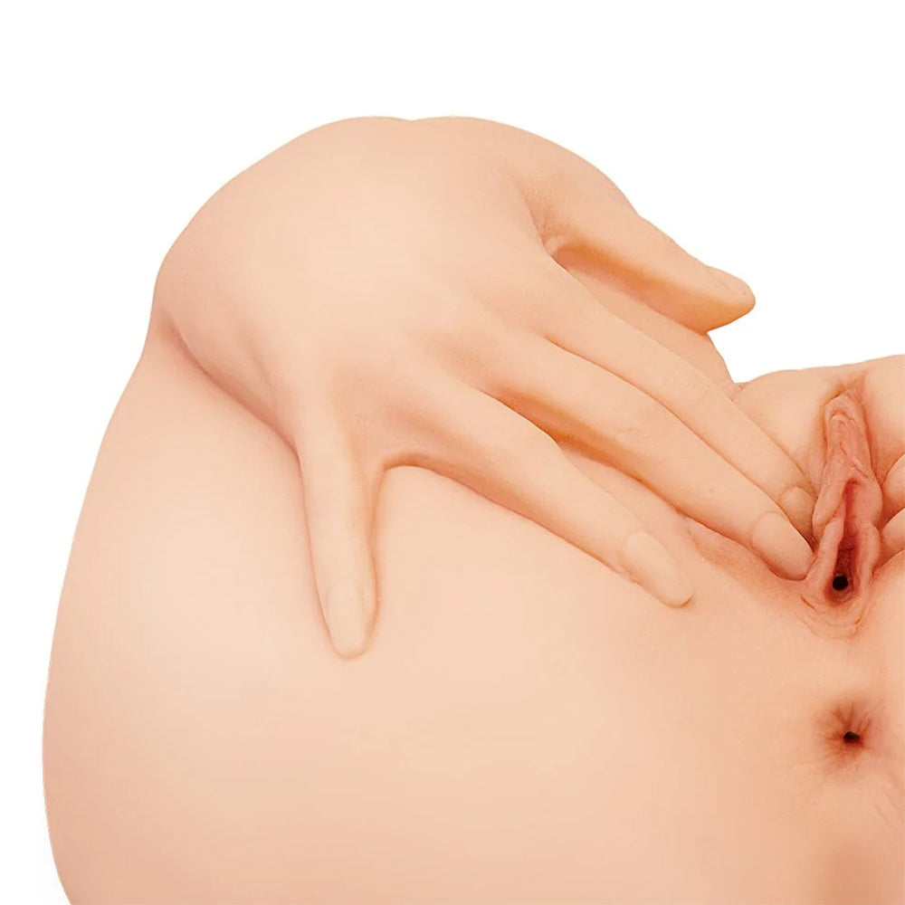 PDX Plus Spread My Tight Pussy Mega Masturbator in Light Male Masturbators > Realistic Butts - Tophatter Daily Deals