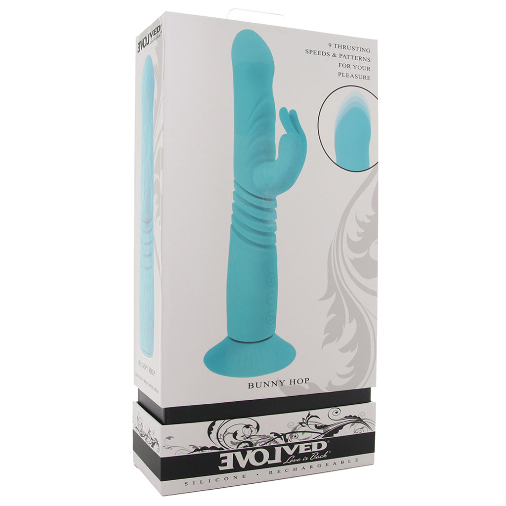 Bunny Hop Thrusting Rabbit Vibe - Tophatter's Vibrator Deals Online Vibrators > Rabbit Vibrators - Tophatter Daily Deals