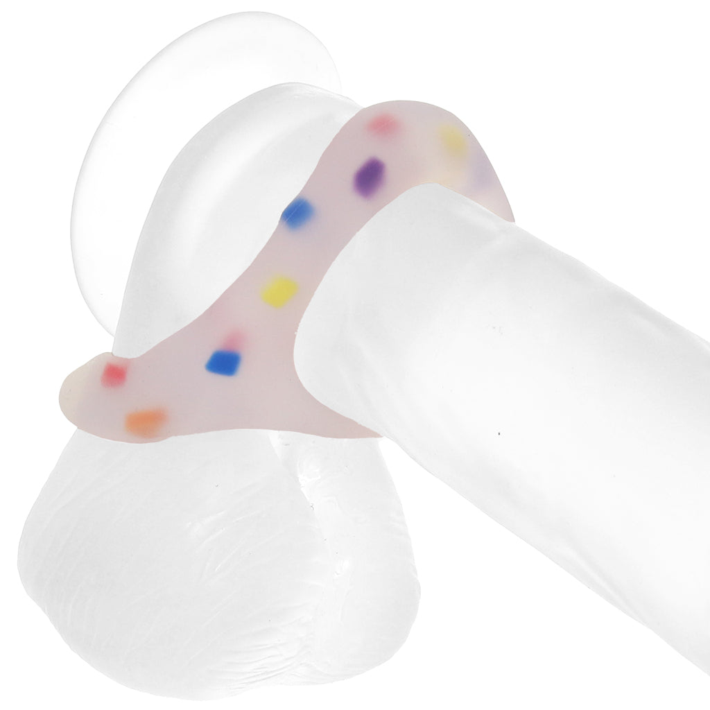 Alpha Dual Party Silicone Cock Ring Cock Rings - Tophatter Daily Deals