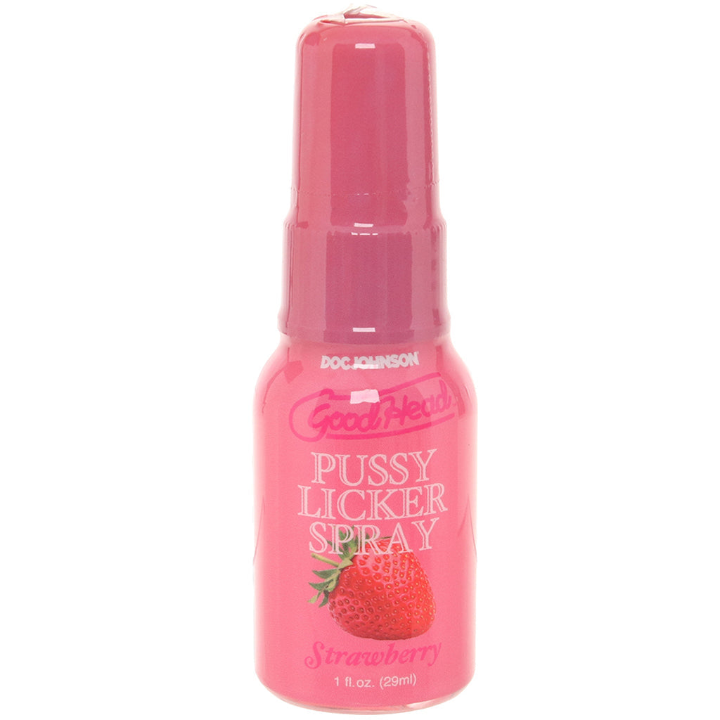 GoodHead Pussy Licker Spray 1fl.oz/29ml in Strawberry - Tophatter's Adult Sex Toys Online Lubes and Lotions > Flavored Sex Lubes - Tophatter Daily Deals