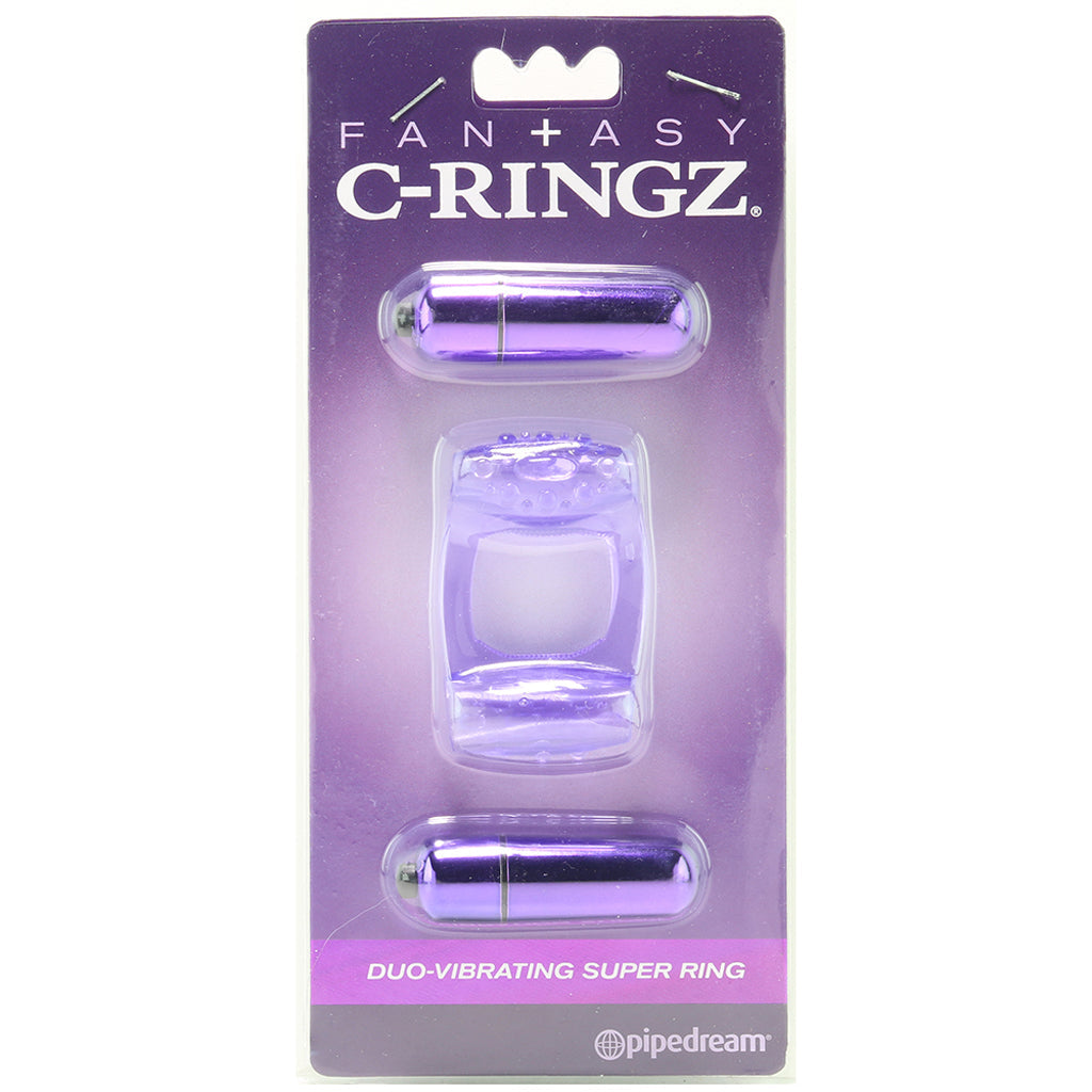 Duo-Vibrating Super Ring in Purple - Tophatter's Vibrator Deals Online Cock Rings - Tophatter Daily Deals