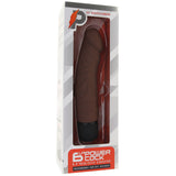 PowerCock 6.5 Inch Realistic Vibe in Dark Brown - Tophatter's Adult Sex Toys Online Vibrators > Realistic Vibrator Dildos - Tophatter Daily Deals