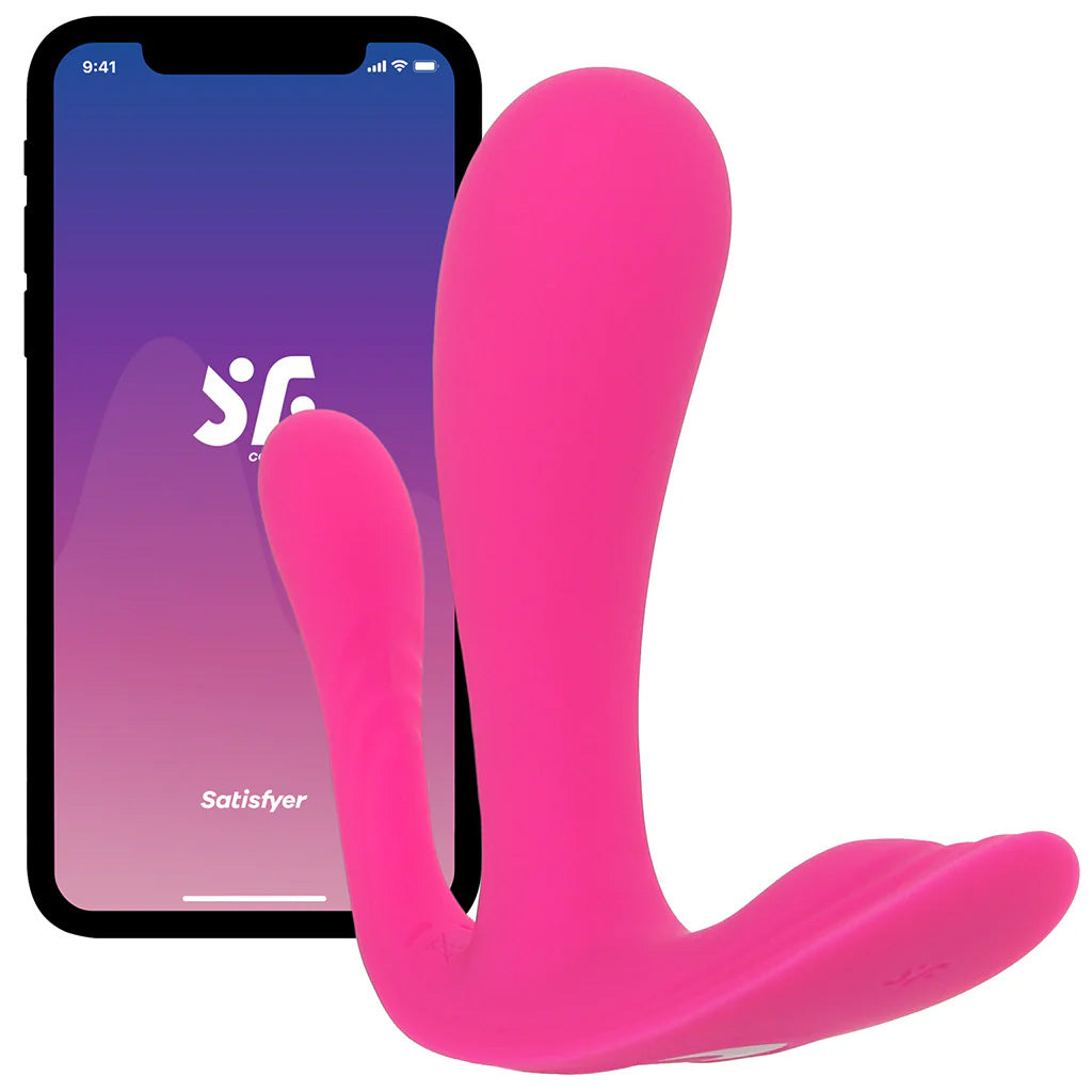 Satisfyer Top Secret + Wearable Vibe Vibrators > Wearable & Panty Vibrators - Tophatter Daily Deals
