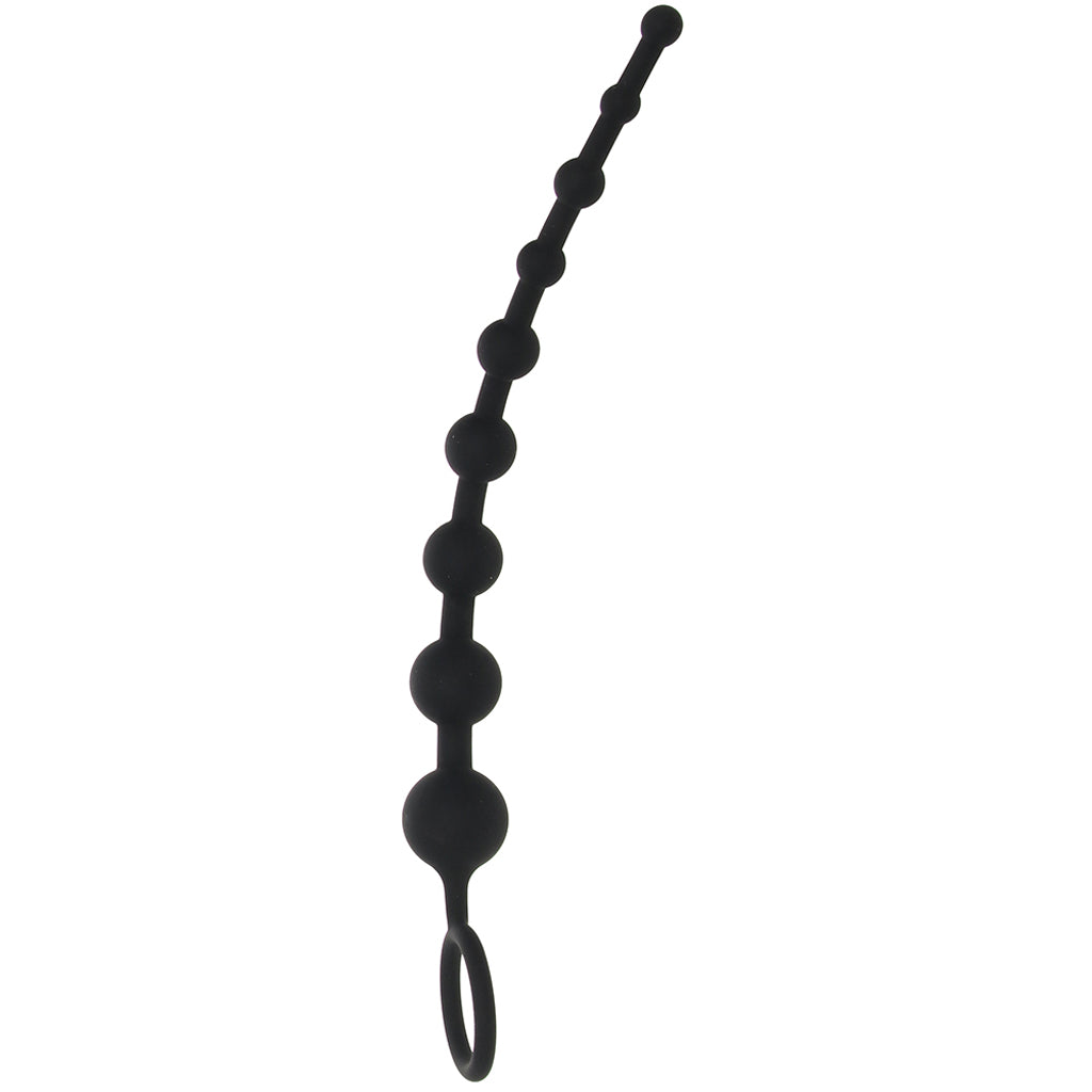 All About Anal Seamless Anal Beads in Black - Tophatter's Adult Sex Toys Online Anal Sex Toys > Anal Beads - Tophatter Daily Deals