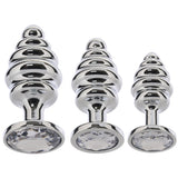 Gemsations Ripple Bling Bling Aluminum Anal Training Kit Anal Sex Toys > Butt Plugs - Tophatter Daily Deals