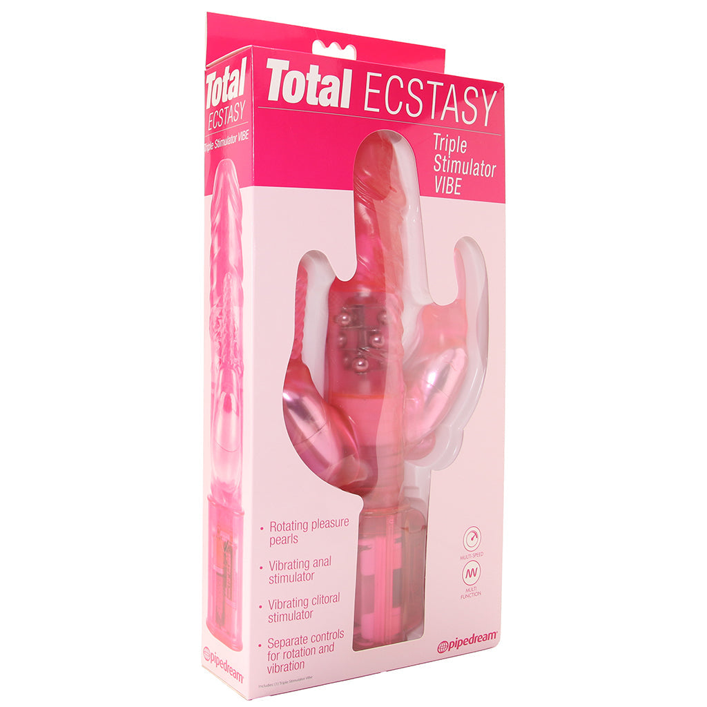 Total Ecstasy Triple Stimulator Vibe Vibrators > Rabbit Vibrators - Tophatter Daily Deals