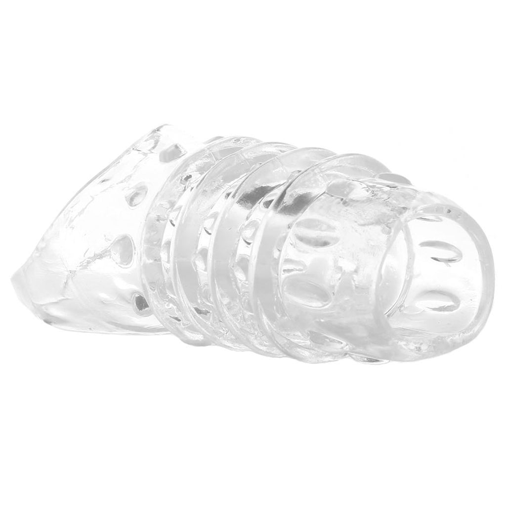 Textured Stimulation Enhancer Penis Sheath in Clear - Tophatter's Adult Products Male Enhancement > Extenders and Sleeves - Tophatter Daily Deals