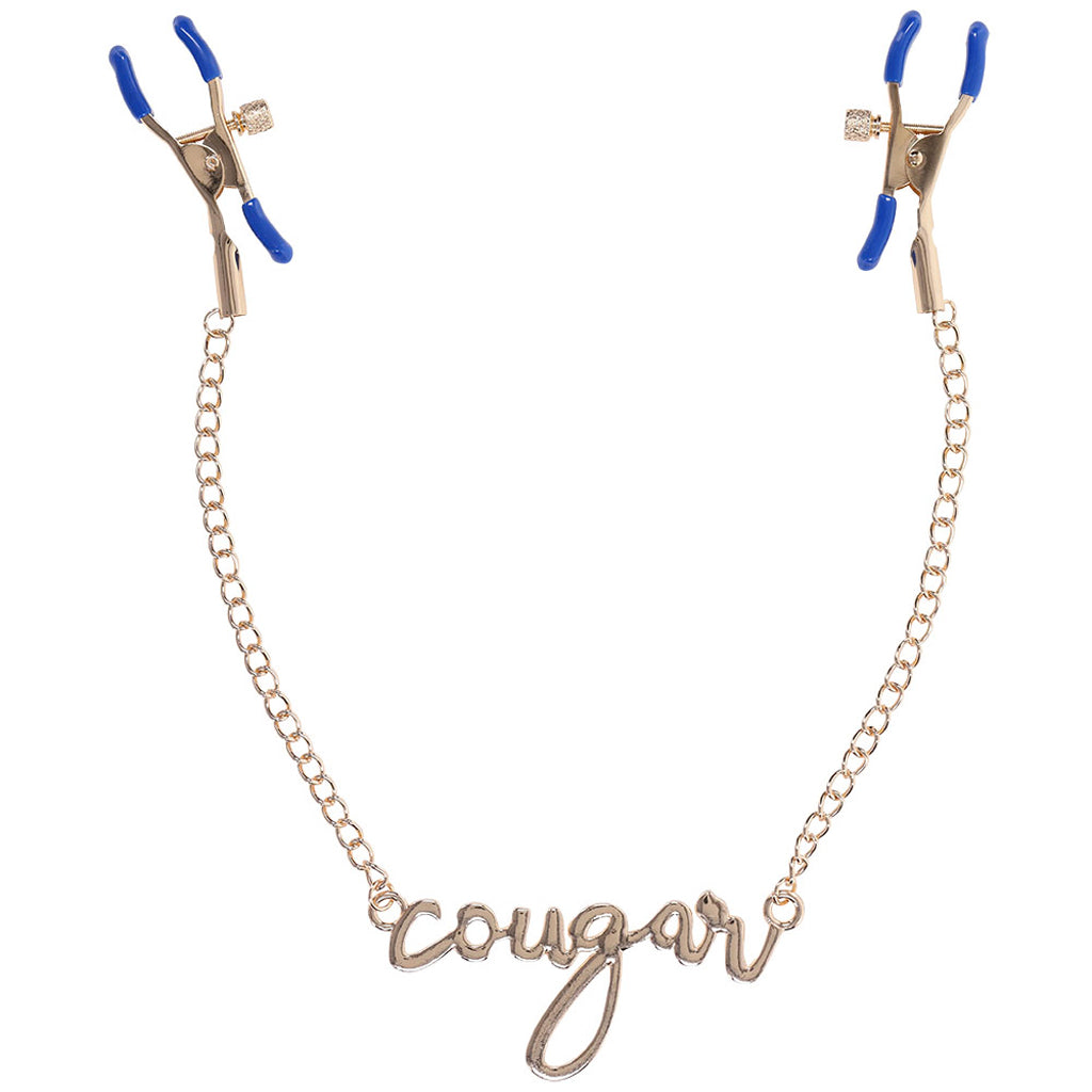 Sex & Mischief Cougar Nipple Clamps - Tophatter's Adult Sex Toys Online Bondage and Fetish > Nipple Stimulators & Clamps - Tophatter Daily Deals