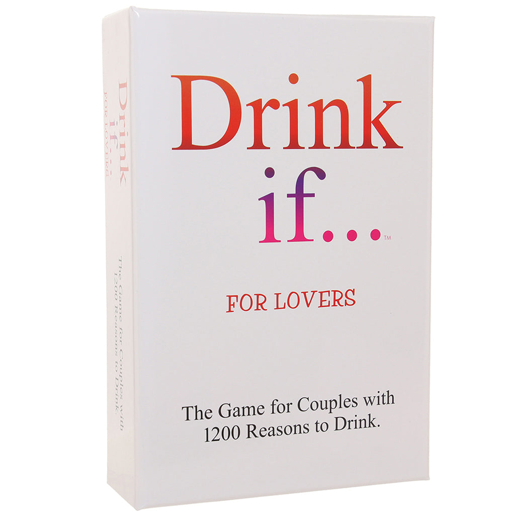Drink If... For Lovers Game - Tophatter's Adult Sex Toys Online Sensual Love > Games - Tophatter Daily Deals