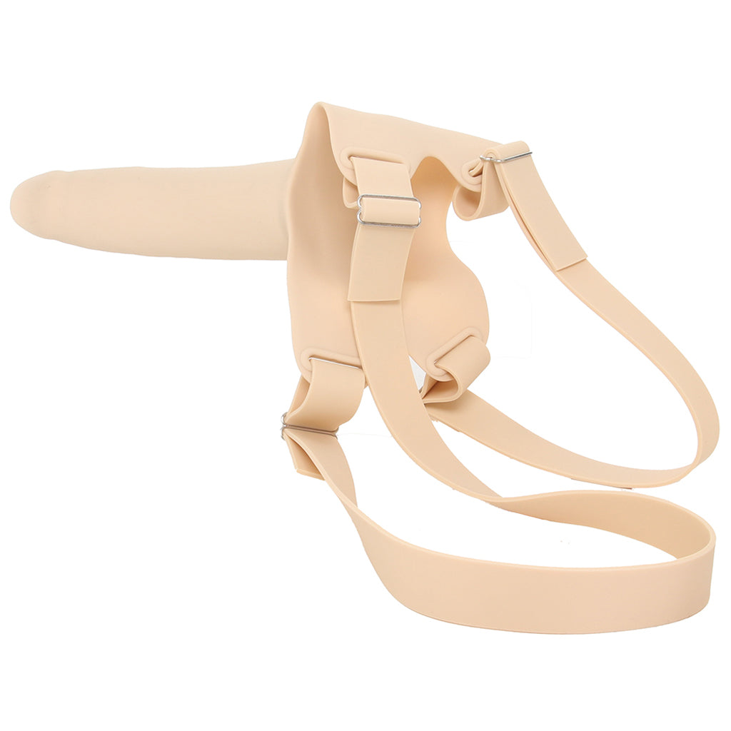 Accommodator Silicone Chin Strap Dildo in Ivory Dildo Sex Toys > Strap-On and Harnesses - Tophatter Daily Deals