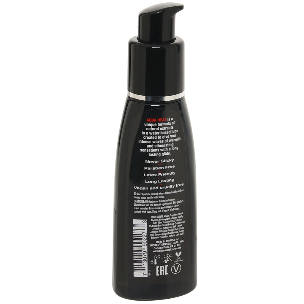 Aqua Heat Lube 2oz/60ml in Warming Lubes and Lotions > Stimulating Lubricants - Tophatter Daily Deals