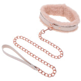 S&M Peaches 'n CreaMe Fur Collar and Leash Bondage and Fetish > Leashes and Collars - Tophatter Daily Deals