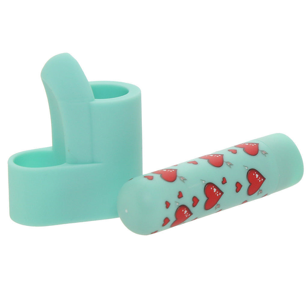 Jilly Mini Jaguar Powered Bullet Vibe with Finger Sleeve Vibrators > Bullet and Egg Vibrators - Tophatter Daily Deals