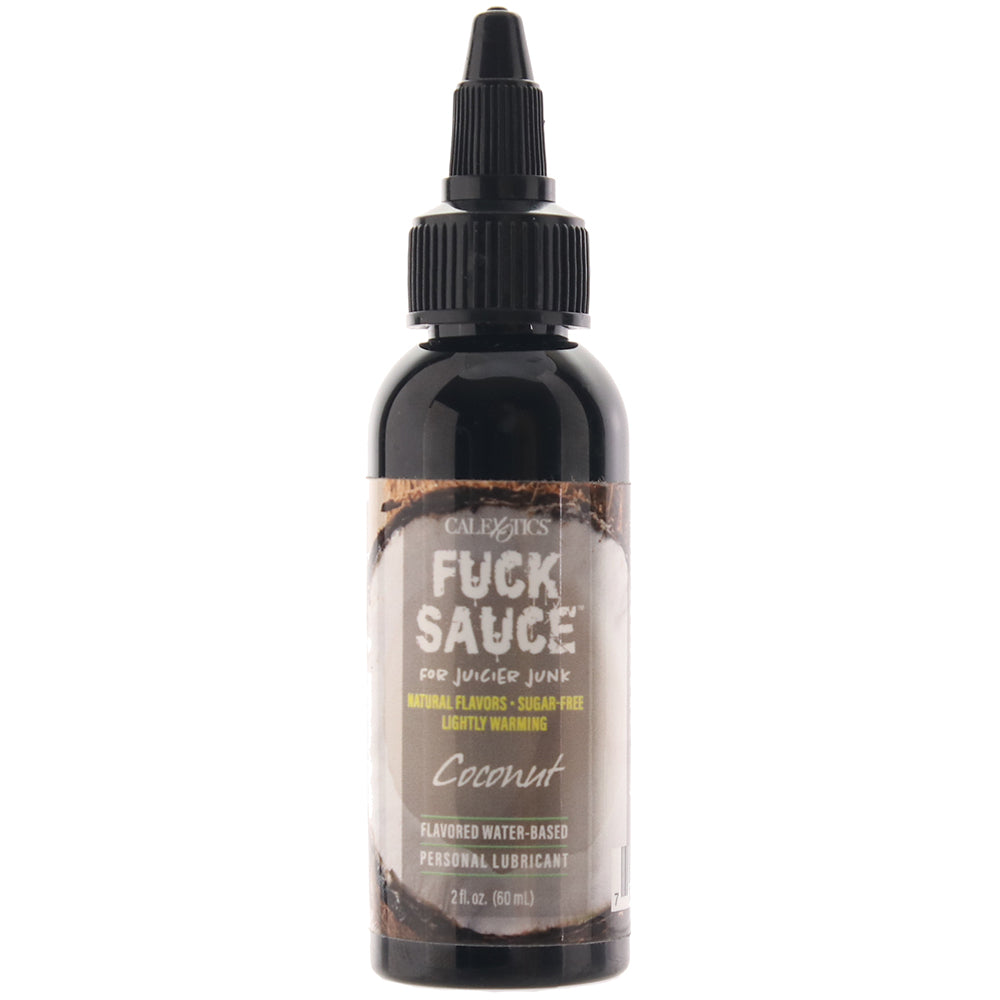 F**k Sauce Water Based Lube 2oz/60ml in Coconut - Tophatter's Adult Products Lubes and Lotions > Flavored Sex Lubes - Tophatter Daily Deals