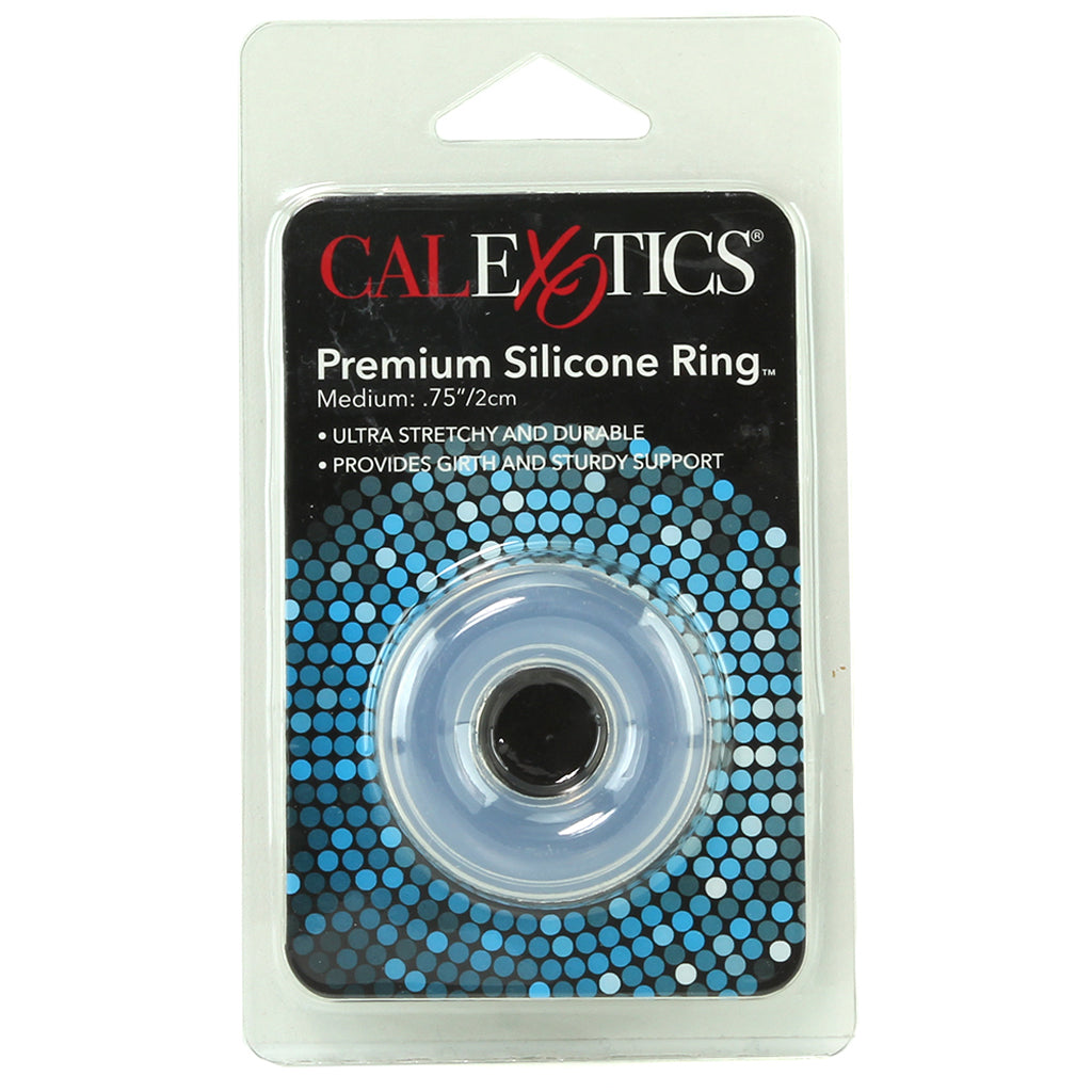 Medium Premium Silicone Cock Ring in Clear - Tophatter's Adult Products Cock Rings - Tophatter Daily Deals
