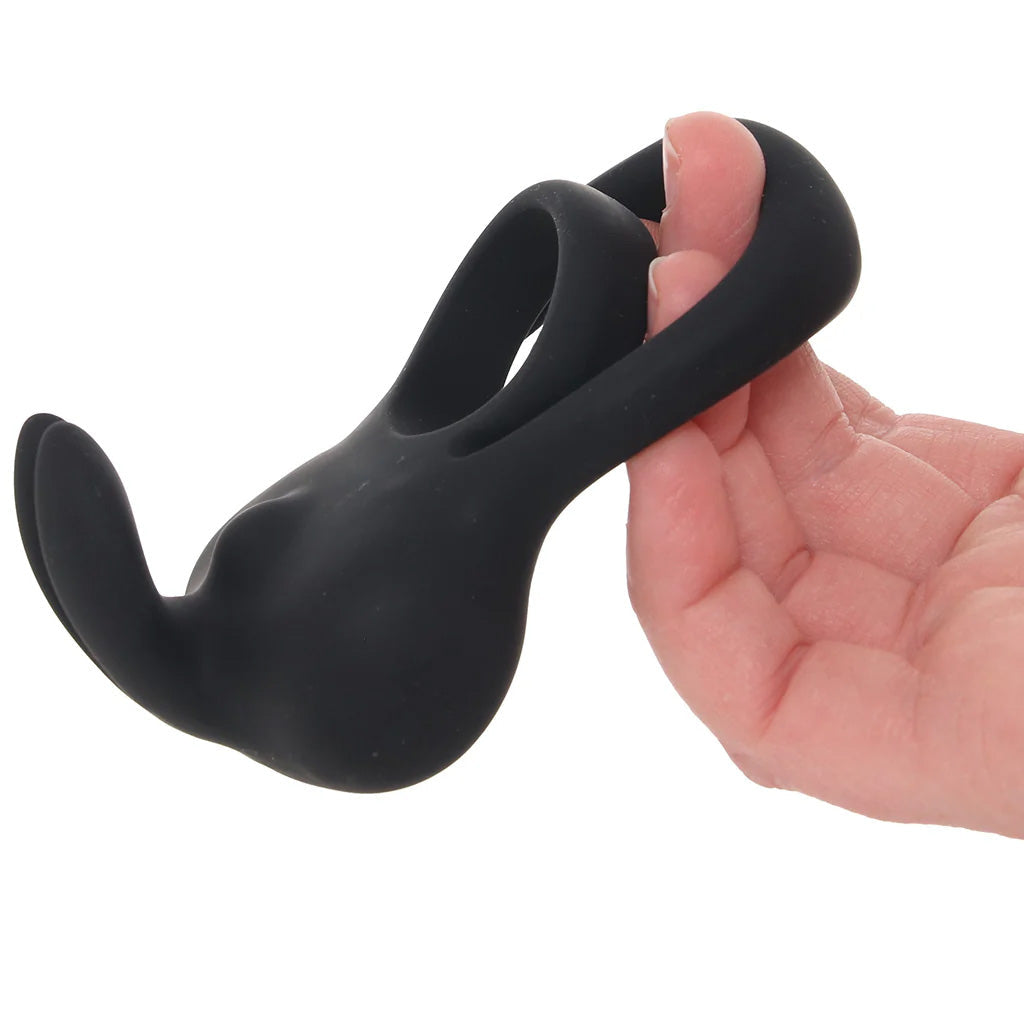 PinkCherry Remote Vibrating Rabbit Cock Ring Cock Rings - Tophatter Daily Deals