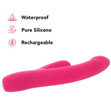 PinkCherry Realistic Slim Rabbit Vibe in Pink Vibrators > Rabbit Vibrators - Tophatter Daily Deals