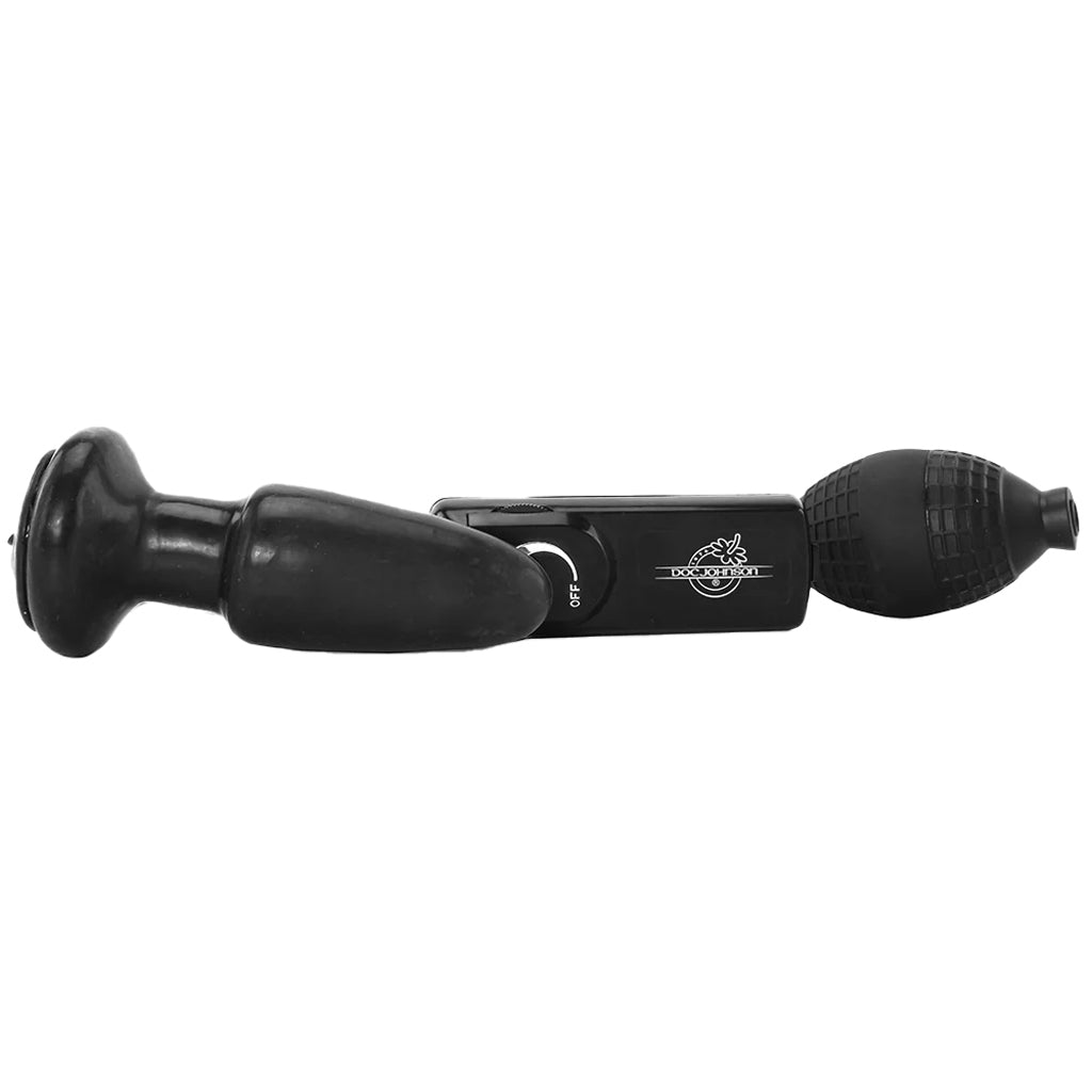 Deluxe Wonder Inflatable Butt Plug in Black - Tophatter's Adult Products Anal Sex Toys > Anal Vibrators - Tophatter Daily Deals