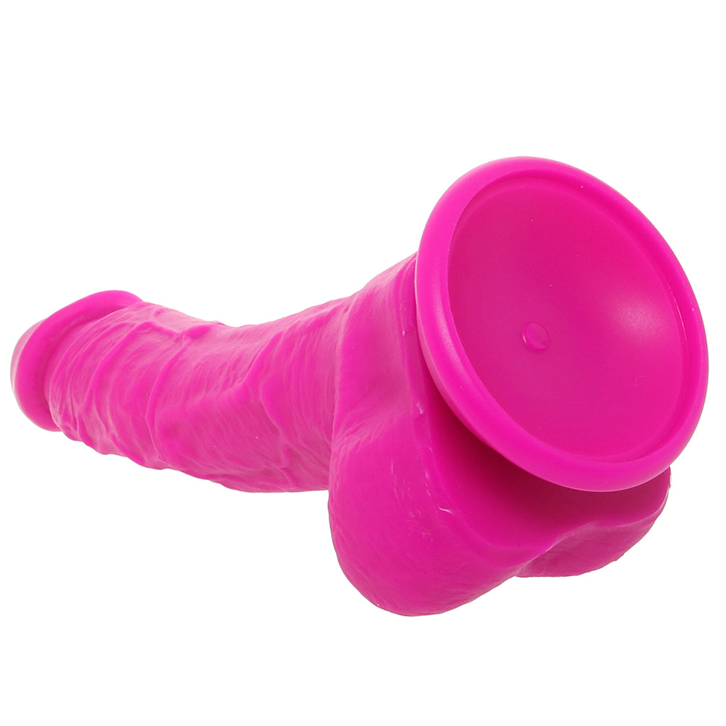 ColourSoft 8 Inch Silicone Dildo in Purple - Tophatter's Adult Products Dildo Sex Toys > Large Dildos - Tophatter Daily Deals