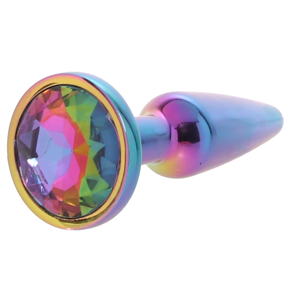Rear Assets Small Tapered Butt Plug in Multicolour - Tophatter's Adult Sex Toys Online Anal Sex Toys > Butt Plugs - Tophatter Daily Deals