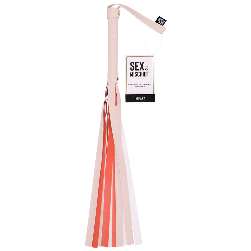 S&M Peaches 'n CreaMe Flogger Bondage and Fetish > Whips and Crops - Tophatter Daily Deals