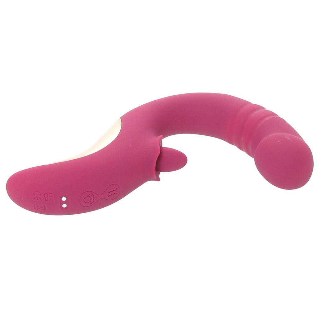 Lickgasm Tease & Please Vibe - Tophatter's Vibrator Deals Online Vibrators > Rabbit Vibrators - Tophatter Daily Deals