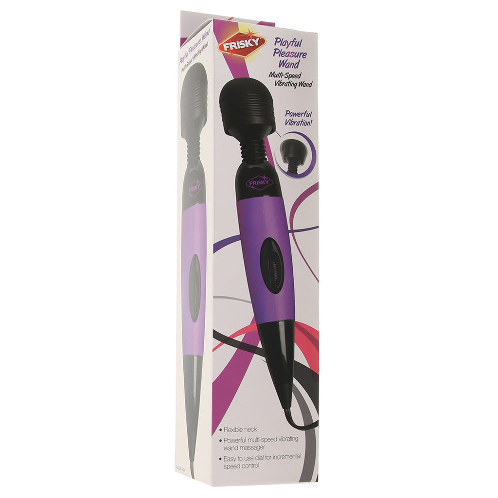 Frisky Playful Pleasure Wand Vibrators > Wands - Tophatter Daily Deals