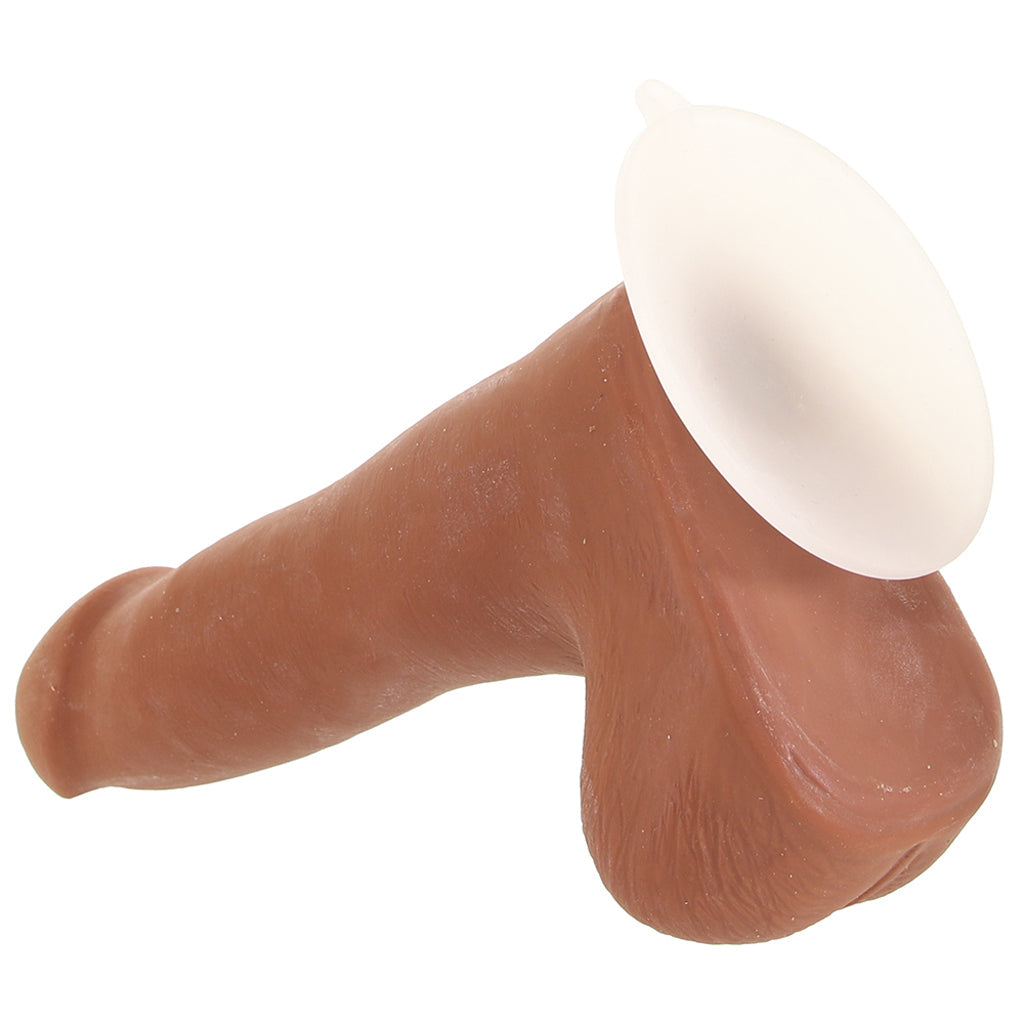 The Realistic 7 Inch Cock with Balls in Caramel - Tophatter's Adult Sex Toys Online Dildo Sex Toys > Realistic Dildos - Tophatter Daily Deals