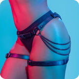 Euphoria Multi Chain Thigh Harness Bondage and Fetish > Pleasure Masks and Dress Up Play - Tophatter Daily Deals