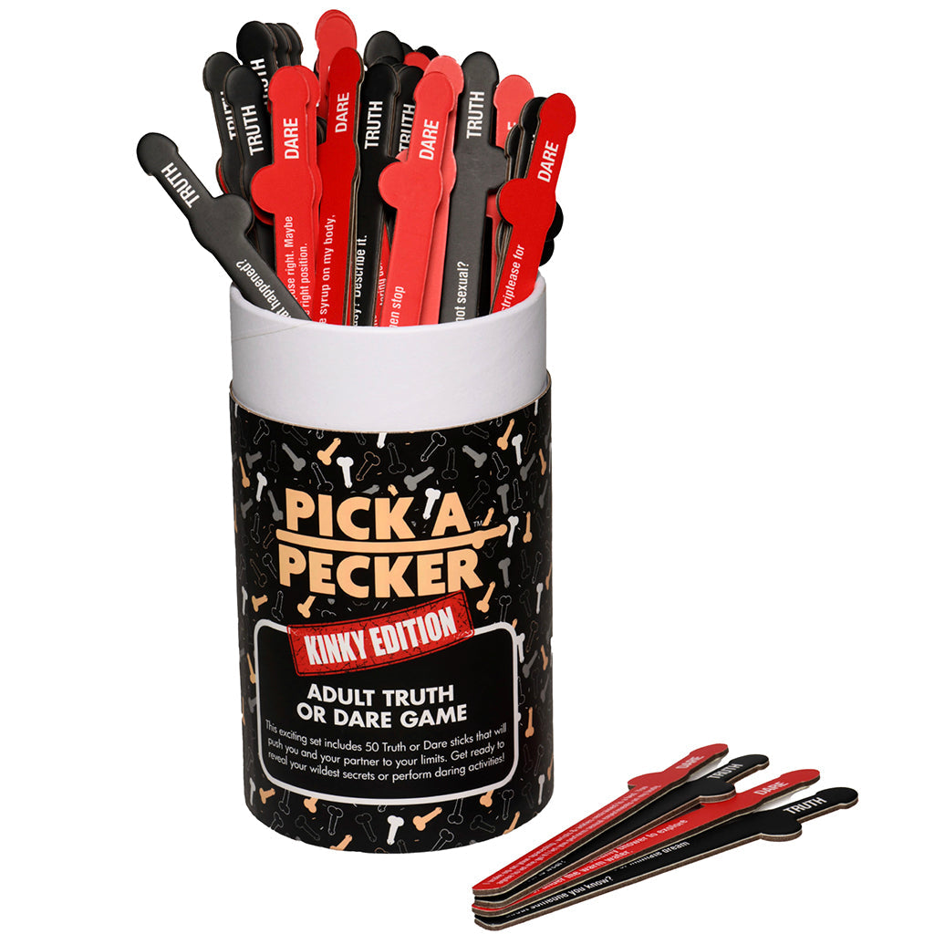 Pick-A-Pecker Kinky Edition Truth or Dare Game - Tophatter's Adult Sex Toys Online Sensual Love > Games - Tophatter Daily Deals