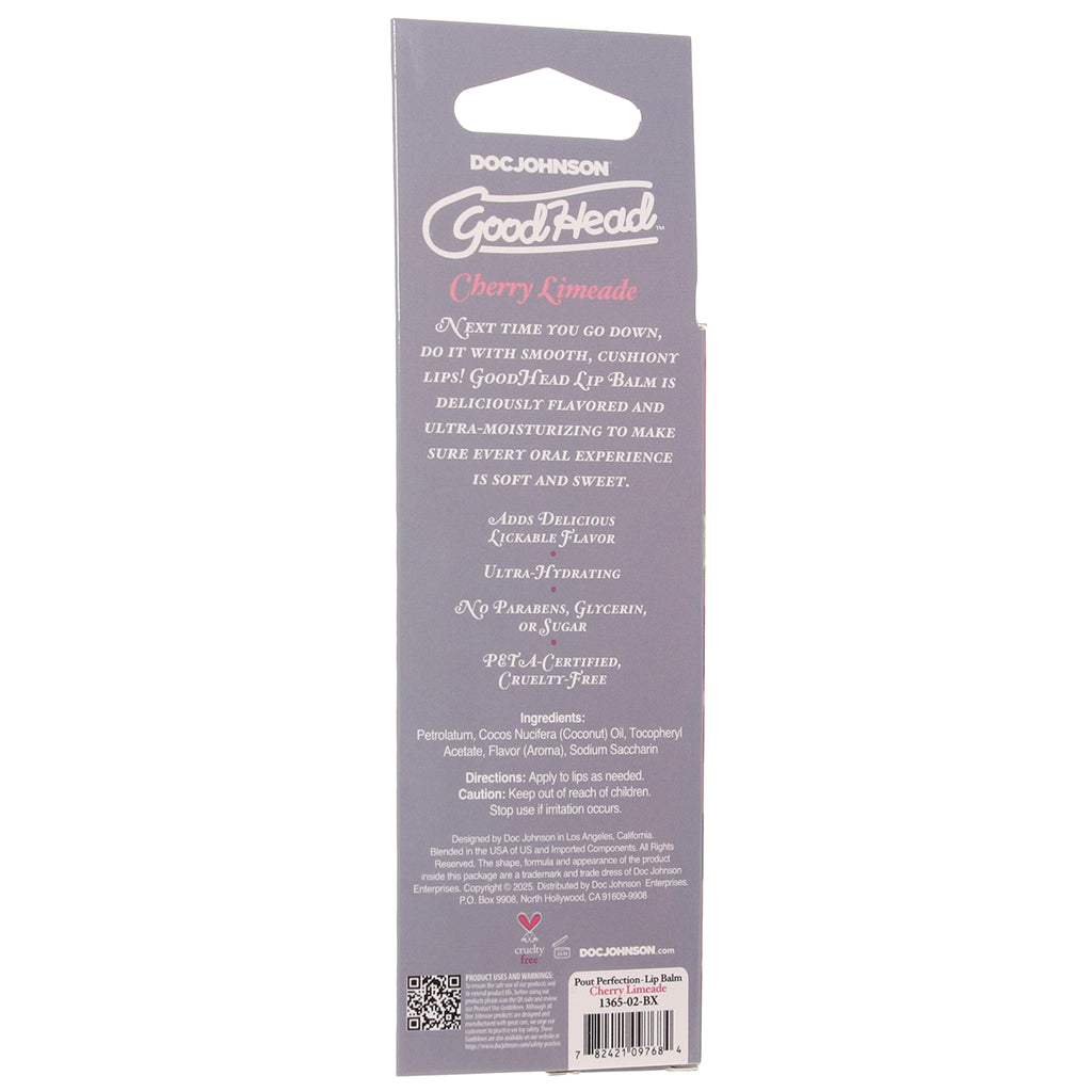 GoodHead Pout Perfection Lip Balm in Cherry Limeade Sensual Love > Personal Care - Tophatter Daily Deals