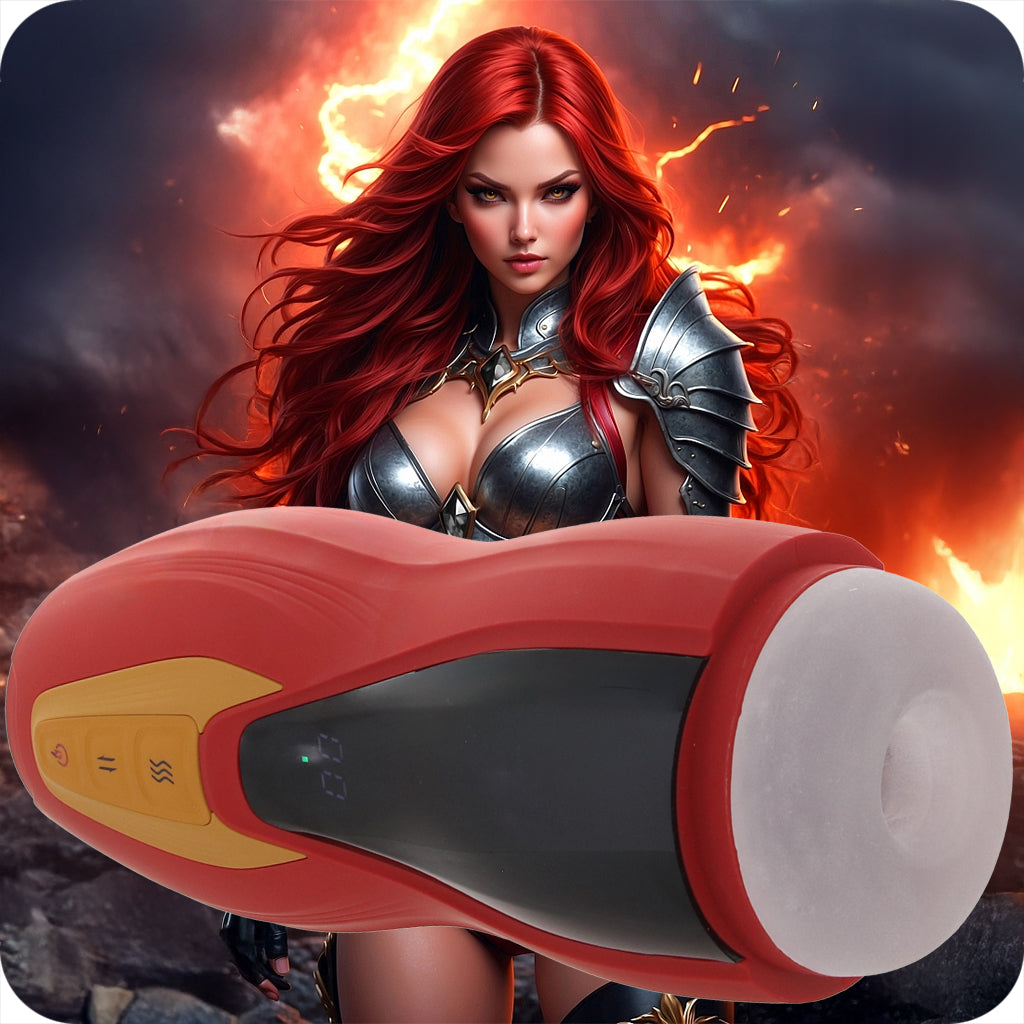 Masturs Solara Fire Sorceress AR Thrusting Stroker Male Masturbators > Auto Strokers - Tophatter Daily Deals