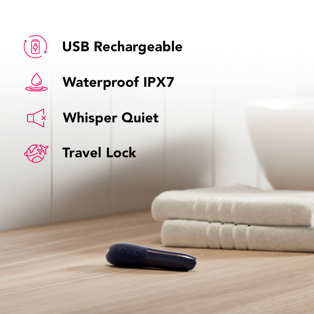 Fifty Shades X We-Vibe Come To Bed Couple's Kit - Tophatter's Adult Sex Toys Online Vibrators > Bullet and Egg Vibrators - Tophatter Daily Deals