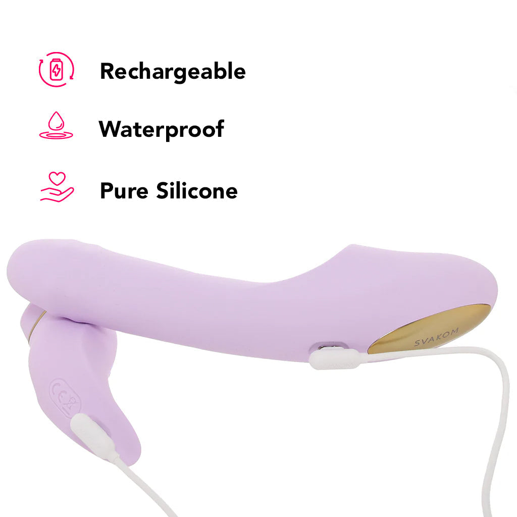 DuoGlow Thrusting Beaded Vibe with Pulsing Stimulator Vibrators > G-Spot Vibrators - Tophatter Daily Deals
