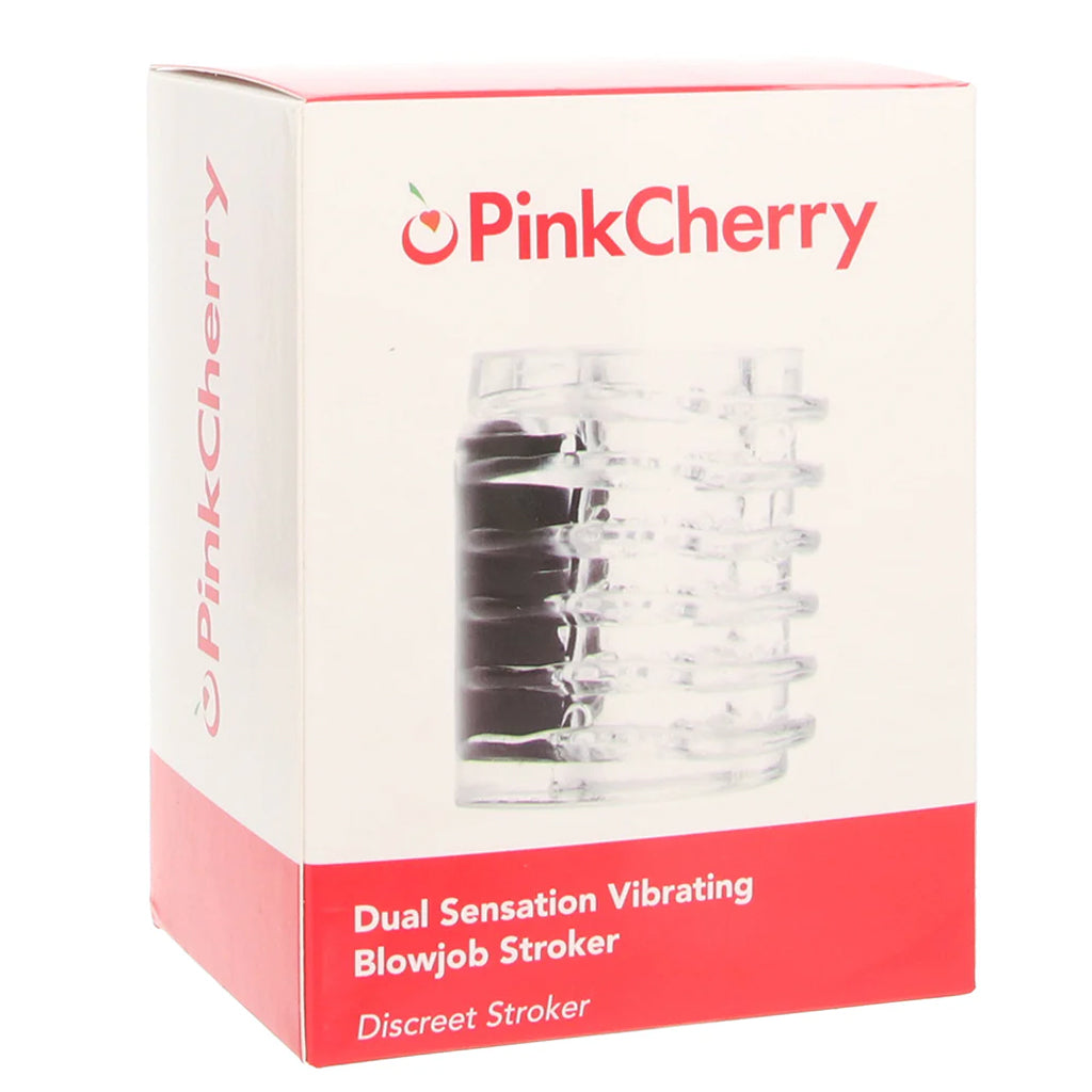 PinkCherry Sensation Vibrating Blowjob Stroker - Tophatter's Adult Products Male Masturbators > Discreet Masturbators - Tophatter Daily Deals