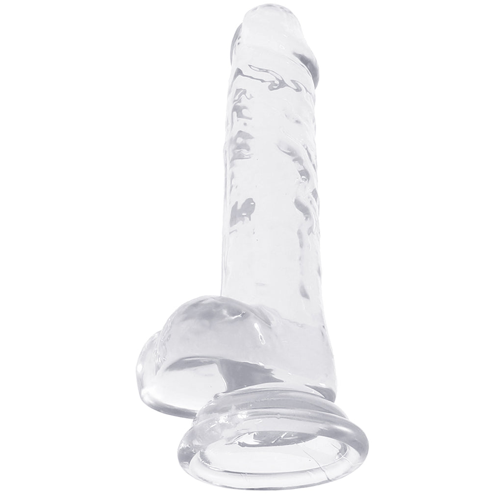 Naturally Yours 7 Inch Crystalline Dildo in Clear - Tophatter's Adult Products Dildo Sex Toys > Realistic Dildos - Tophatter Daily Deals