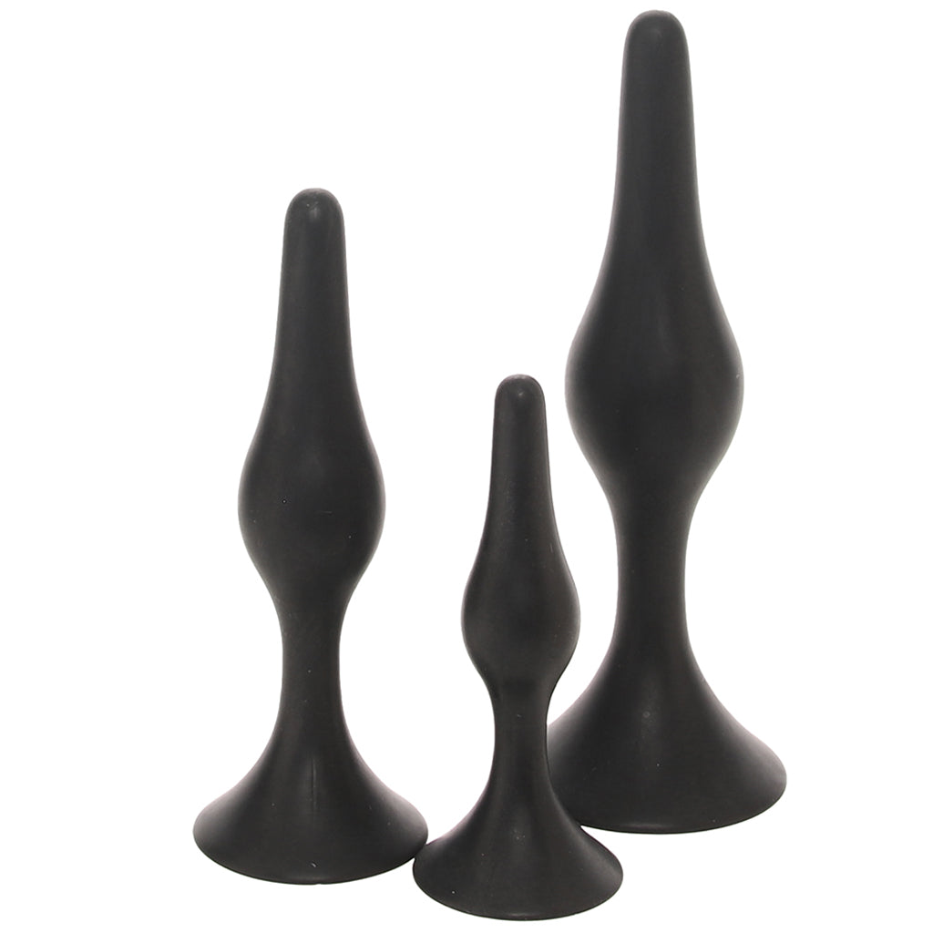 PinkCherry Triple Trainer Anal Kit - Tophatter's Adult Products Anal Sex Toys > Butt Plugs - Tophatter Daily Deals