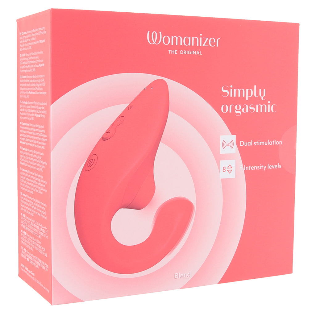 Womanizer Blend Dual Stimulator in Coral - Tophatter's Vibrator Deals Online Vibrators > G-Spot Vibrators - Tophatter Daily Deals