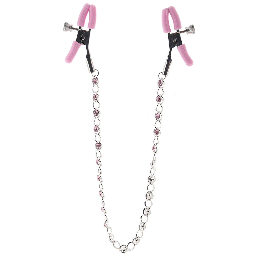 PinkCherry In A Pinch Beginner Nipple Clamps Bondage and Fetish > Nipple Stimulators & Clamps - Tophatter Daily Deals