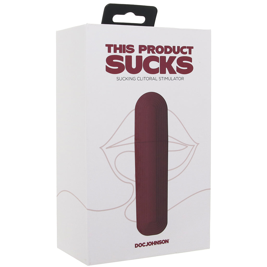 This Product Sucks Sucking Clitoral Stimulator in Burgundy Vibrators > Clitoral Suction & Stimulation - Tophatter Daily Deals