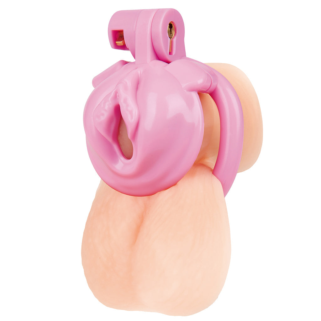 Blueline Bitchboy Degrading Mini Chastity Cage - Tophatter's Adult Sex Toys Online Bondage and Fetish > Cock and Ball Devices - Tophatter Daily Deals